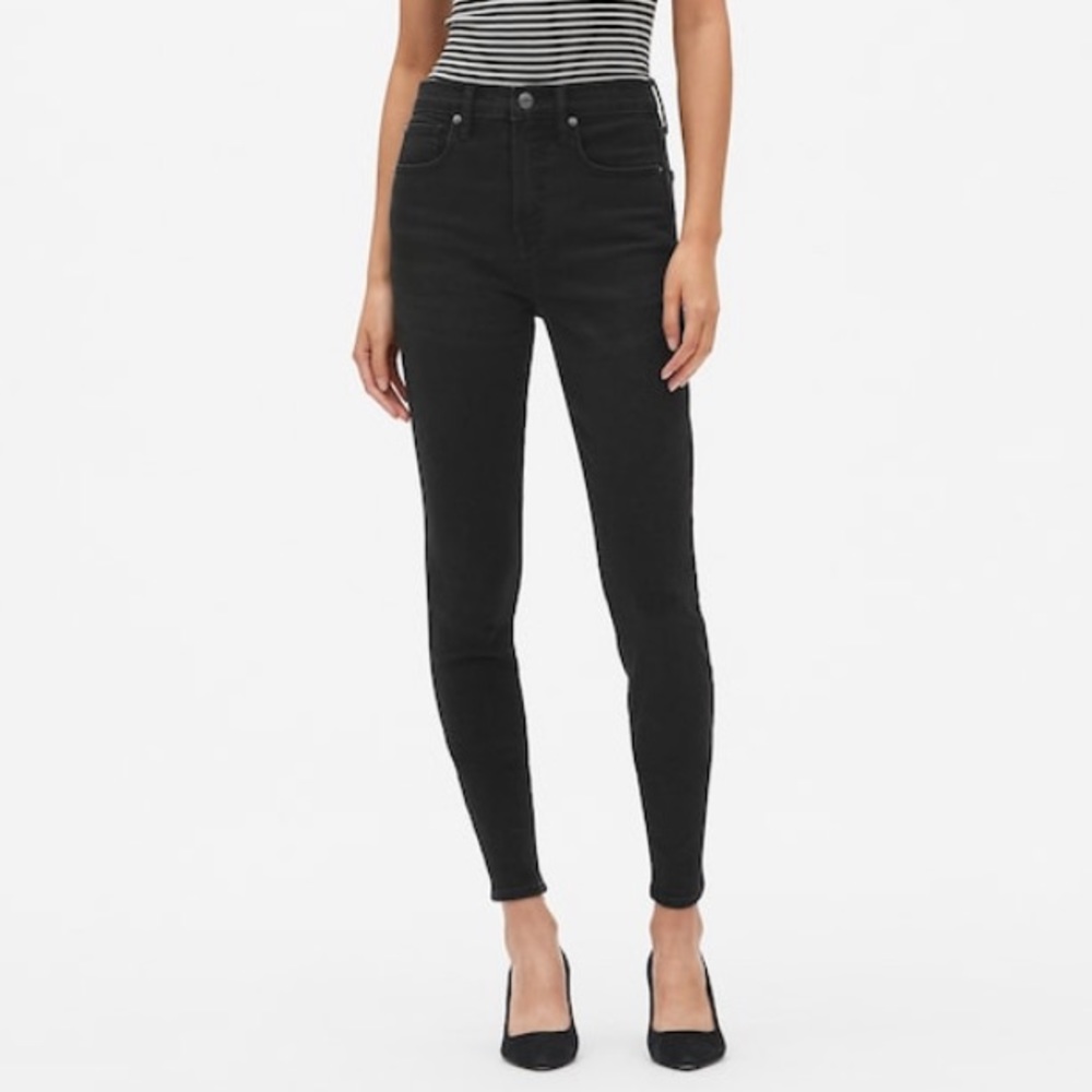 NEW! - Gap Super High Rise True Skinny Dark Jean